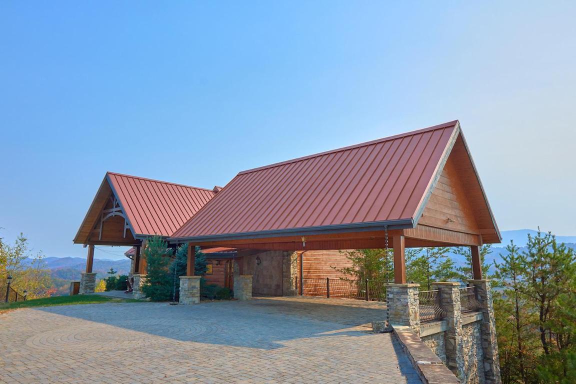 סביירוויל Journey'S End, 5 Bedrooms, Sleeps 12, Private Outdoor Pool, Theater, Sauna מראה חיצוני תמונה